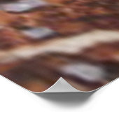 Zware paarden ploegen in maart poster (Hoek)