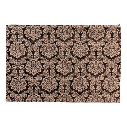 Zware paarse brokaat, abstracte achtergrond. kussensloop (Achterkant)