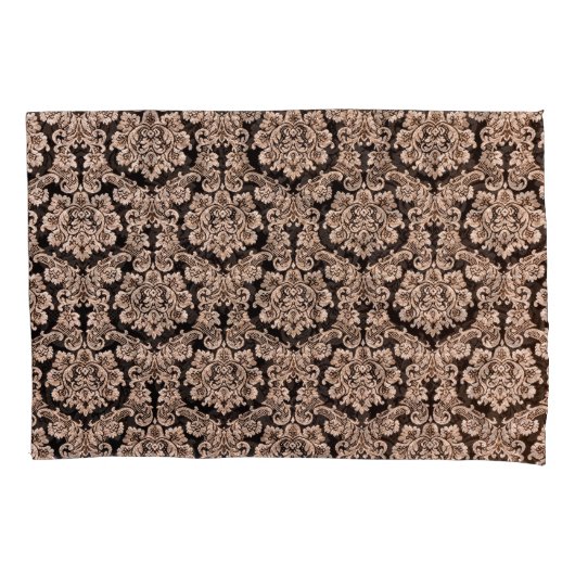 Zware paarse brokaat, abstracte achtergrond. kussensloop (Voorkant)