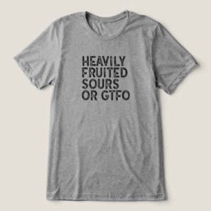Zware rondvliegende zuren of GTFO Tri-Blend Shirt