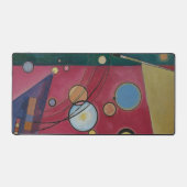 Zware Rood by Wassily Kandinsky Bureaumat (Voorkant)