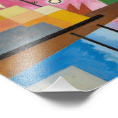 Zware Rood | Kandinsky | Foto Afdruk (Hoek)