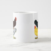 Zware rooster Chicken Quartet Grote Koffiekop (Voorkant)