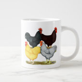 Zware rooster Chicken Quartet Grote Koffiekop (Rechts)