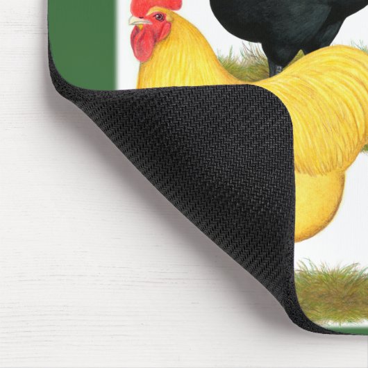 Zware rooster Chicken Quartet Muismat (Hoek)