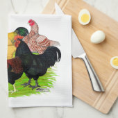 Zware Rooster-evaluatie Theedoek (Quarter Fold)
