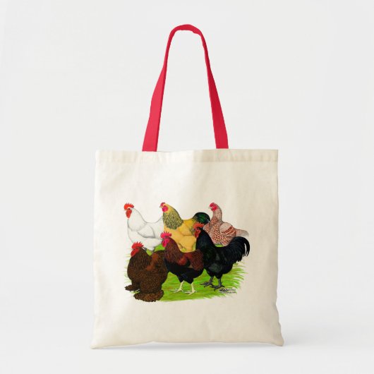 Zware Rooster-evaluatie Tote Bag (Voorkant)
