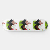 Zware Rooster Quartet Persoonlijk Skateboard (Horizontaal)