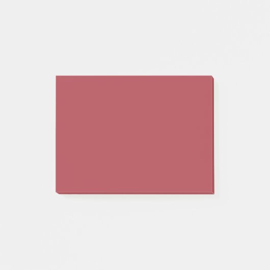 Zware scharlakenrode / sombere karmozijnrode effen post-it® notes (Voorkant)