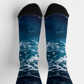 Zware schuimblauwe zee water sokken (Top)