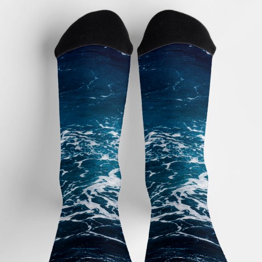 Zware schuimblauwe zee water sokken (Top)