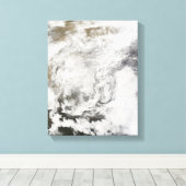 Zware sneeuwval in China Canvas Afdruk (Insitu (Houten vloer))