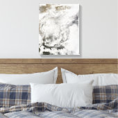 Zware sneeuwval in China Canvas Afdruk (Insitu (Slaapkamer))