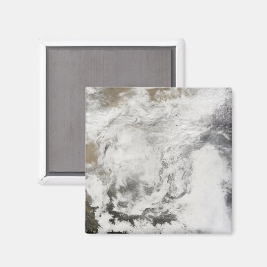 Zware sneeuwval in China Magneet (Voorkant / Achterkant)