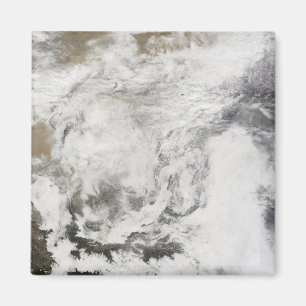 Zware sneeuwval in China Magneet