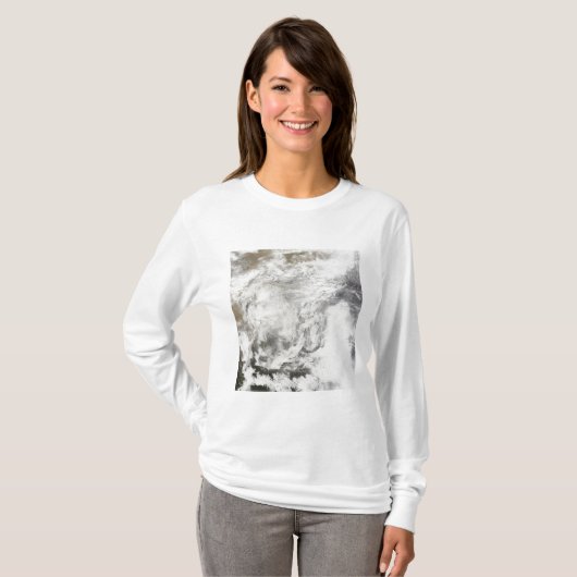 Zware sneeuwval in China T-shirt (Voorkant volledig)