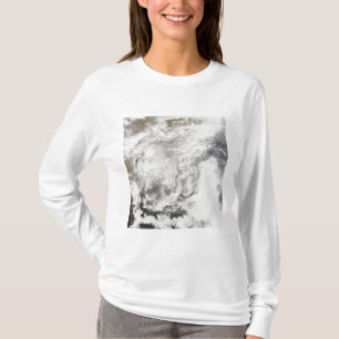 Zware sneeuwval in China T-shirt