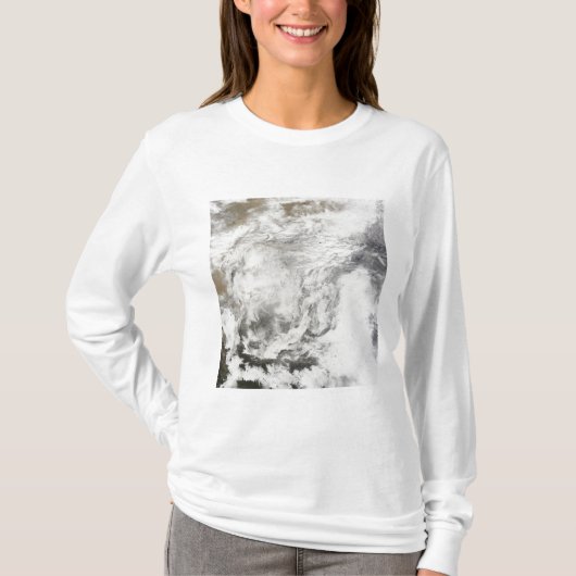 Zware sneeuwval in China T-shirt (Voorkant)