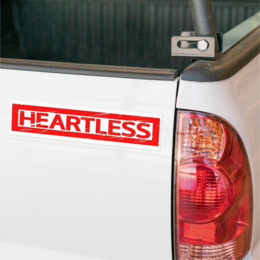 Zware stempel bumpersticker (Op Truck)