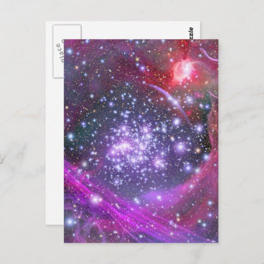 Zware sterren in Galaxy, Sagittarius Briefkaart (Voorkant / Achterkant)
