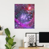 Zware sterren in Galaxy, Sagittarius Poster (Thuiskantoor)