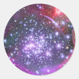Zware sterren in Galaxy, Sagittarius Ronde Sticker