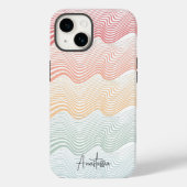 Zware strepen met jouw naam | elegant Case-Mate iPhone case (Achterkant)