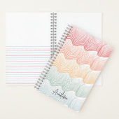 Zware strepen met jouw naam | elegant notitieboek (Binnen)