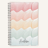 Zware strepen met jouw naam | elegant notitieboek (Voorkant)