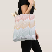 Zware strepen met jouw naam | elegant tote bag (Dichtbij)