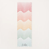 Zware strepen met jouw naam | sport yogamat (Voorkant)