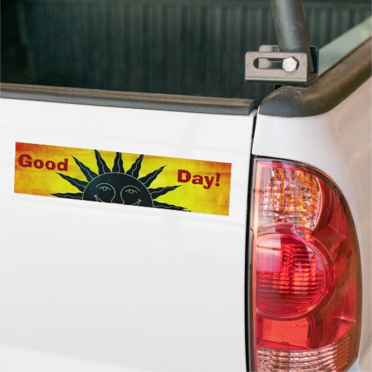 Zware Sun Bumpersticker (Op Truck)