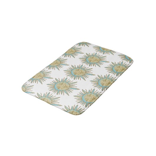 Zware Sun Face Badmat (Gekanteld)