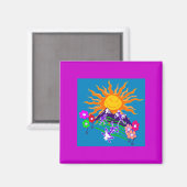 Zware Sun Magnet (Voorkant / Achterkant)