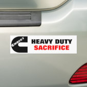 ZWARE TARIEFACRIFERING BUMPERSTICKER (Op auto)