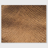 Zware textuur achtergrondbronzen slang letherleath cadeaupapier (Vlak)
