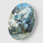 Zware Transport Cement Truck Wall Clock Grote Klok (Hoek)