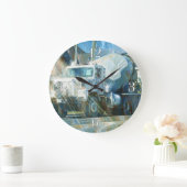 Zware Transport Cement Truck Wall Clock Grote Klok (Huis)