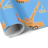 Zware transportapparatuur kraan cadeaupapier (Rol Hoek)