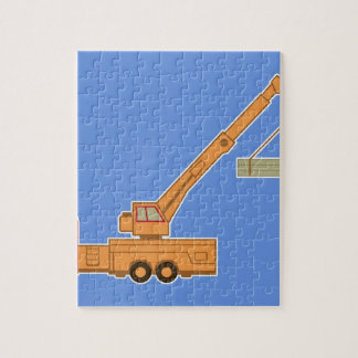 Zware transportapparatuur kraan legpuzzel