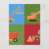 Zware transportmiddelen - Collage Briefkaart (Voorkant)