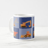 Zware transportmiddelen - Collage Koffiemok (Voorkant links)
