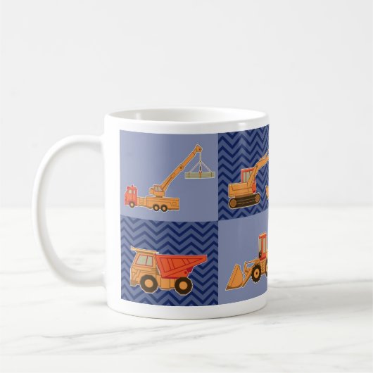 Zware transportmiddelen - Collage Koffiemok (Links)