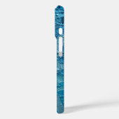 Zware Turquoise Verf Abstract Case-Mate iPhone Case (Achterkant / Links)
