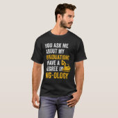 Zware Uitrusting Operator Pun Graafwerktuig Operat T-shirt (Voorkant volledig)