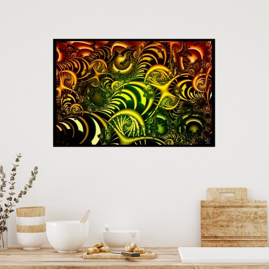 Zware vergiftiging poster (Keuken)