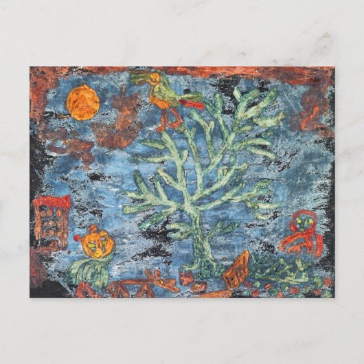 Zware verhalen uit het noorden door Paul Klee - Mo Briefkaart (Voorkant)