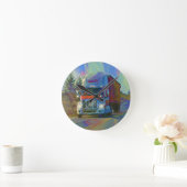 Zware Vervoer Rode Truck Muur Klok (Huis)