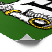 Zware Wapenlaag afdrukken Poster (Hoek)