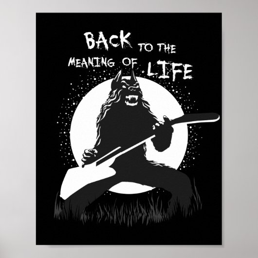 zware weerwolf poster (Voorkant)